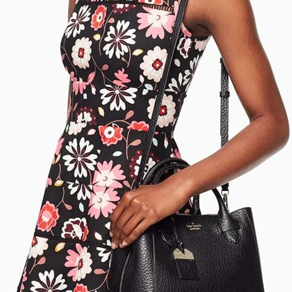 Kate Spade Carter Street Devlin Black Pebbled Leather Purse - Picture 3 of 11